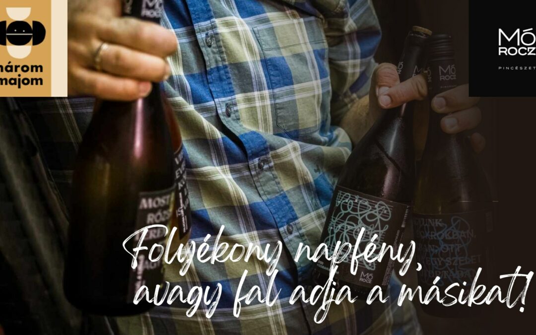 Folyékony napfény, avagy a fal adja a másikat! – Borkóstoló Mórocz Tamással